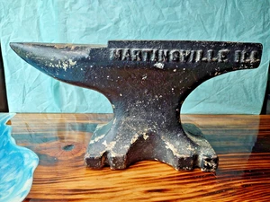 Vintage Martinsville ILL Anvil Rowe Foundry 22 Pounds - Picture 1 of 7
