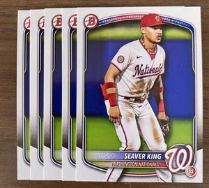 2025 Bowman (5) Paper Base card Lot #BP-93 Seaver King Nationals - Bild 1 von 1