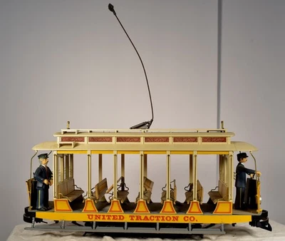 Bachmann G Scale Big Haulers 93938 Open Streetcar United Traction /Tested /Works - Image 1 of 4