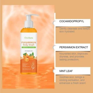 Persimmon Soap For Old People Smell, Persimmon Body Wash Body 120ml Soap W6S2 - Picture 1 of 12