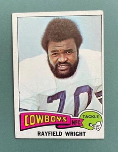 Fútbol americano Topps Rayfield Wright #402 Dallas Cowboys 1975 - Imagen 1 de 2