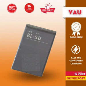 Replacement BL5U BL-5U Battery For Nokia 8900E 8900 8900i 2660C 1050mAh 6M Wara - Picture 1 of 1