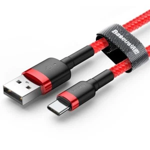 Baseus USB Type C Cable USB-C Fast Charging Data Cord for Samsung Google Huawei - Picture 1 of 13