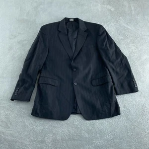Jos. A. Bank Mens Dark Pinstripe Wool Blazer Size 42R - 2151 - Picture 1 of 10