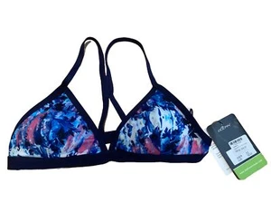 NWT Dolfin Bellas Racer back Bikini Top Azure Sz M UPF 50+ - Picture 1 of 4