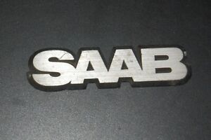  Car OEM SAAB Emblem / Badge Metal 3 1/4" 142A 