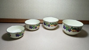 Set illimitato di 4 ciotole pentole sane modello frutta in vitroceramica modello frutta - Foto 1 di 12