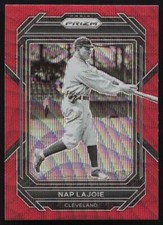 2023 Panini Prizm Ruby Wave #45 Nap Lajoie Cleveland Naps