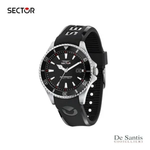 Orologio Sector No Limits Uomo Design Sportivo Robusto Affidabile silicone nero - Foto 1 di 4