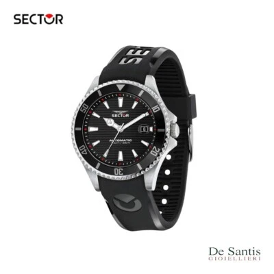 Reloj deportivo fiable de silicona negro Sector No Limits para hombre Foto 1 de 4