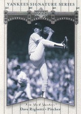 2003 Upper Deck Yankees Signature Series Baseball #20 Dave Righetti
