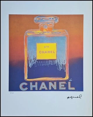 ANDY WARHOL * Chanel No.5 * 50 x 40 cm * signed lithograph * limited # 13/200 - Bild 1 von 4