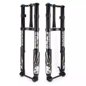 26er MTB Snow Fat Tire Bike Air Suspension Fork Travel 130mm BOOST 15x110mm Hub - Picture 1 of 16