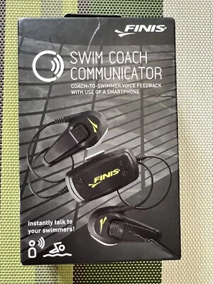 FINIS Swim Coach Communicator  Coach-To-Swimmer Voice Feedback Bluetooth -Sealed - Imagem 1 de 4