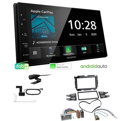 Kenwood Autoradio Apple CarPlay Android Auto DAB+ für Honda HR-V ab 2015 schwarz - Bild 1 von 4