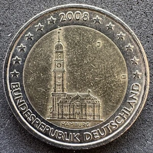 2 Euro 2008 Deutschland J Bundesländer Hamburg - Bild 1 von 1
