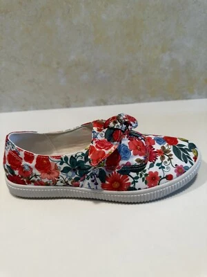 Zapato sin cordones Comfortview floral blanco y rosa para mujer talla 10,5 W como nuevo 58 Foto 1 de 4