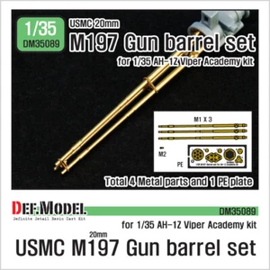 DEF Model 1/35 USMC M197 Metal Gun Barrel set for Academy AH-1Z Viper kit - Picture 1 of 1