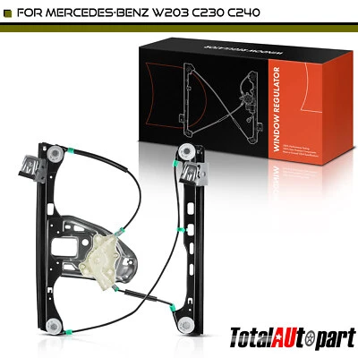 Window Regulator W/o Motor for Mercedes-Benz W203 C230 C240 C350 Passenger Side - Image 1 of 4