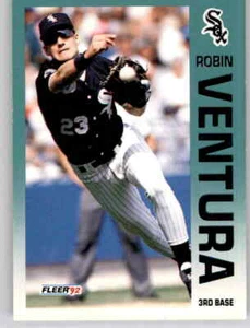 1992 Fleer Robin Ventura Base Card MLB PWE White Sox #101 - Picture 1 of 2