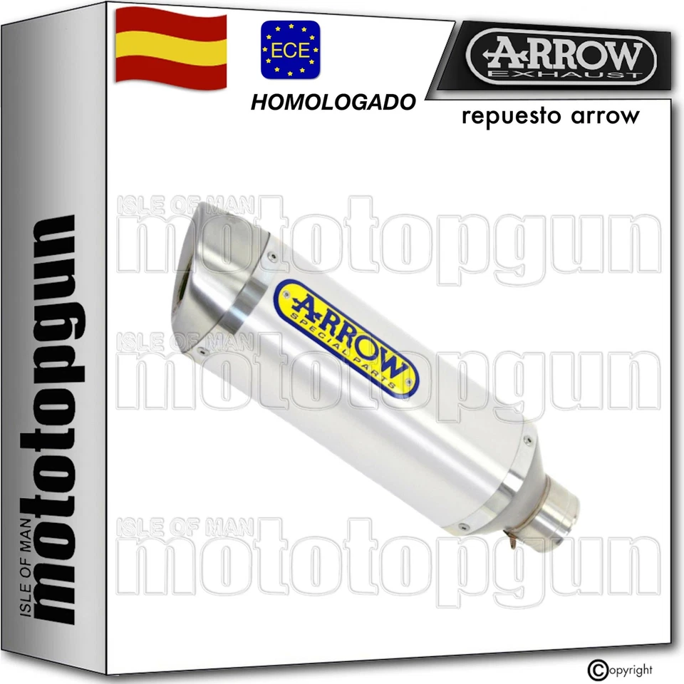 Silencer Thunder Arrow Aluminum Inox Yamaha Mt-07 2014-2018