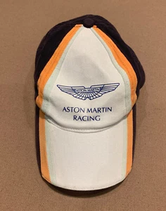 Kids Aston Martin Racing Hat Orange/White Navy - Picture 1 of 9