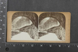 St Gothard's Pass 1901 por CL Wasson International View IL Stereoview DE COLECCIÓN - Imagen 1 de 3