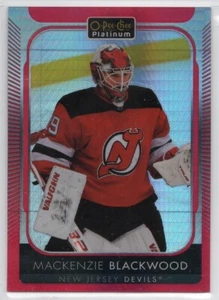 2021-22 OPC Platinum Red Prism Mackenzie Blackwood #174 Devils SN# /199 - Picture 1 of 1