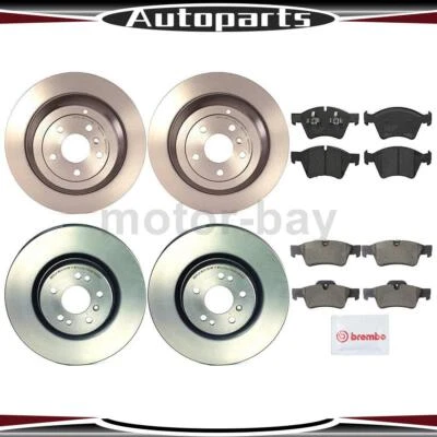 前后刹车片和转子适用于梅赛德斯-奔驰 r350 2012 2011 2010 2009 2008 — 第 1/4 张图片