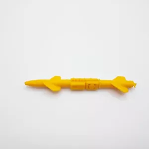 Vintage GI Joe Cobra Piranha 1990 LARGE MISSILE original part ARAH yellow long - Picture 1 of 5