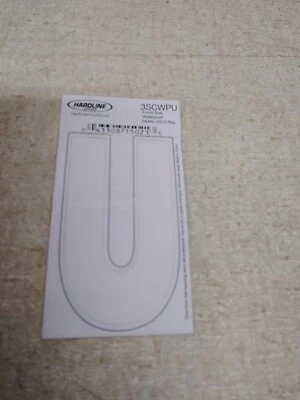 Lot of 10 Hardline Self Adhesive Boat Sticker 3SCWPU 3" U Waterproof - Image 1 of 2