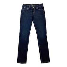 Aeropostale Bayla Skinny Blue Denim Jeans Stretch Mid-Rise Womens Size 8 Regular