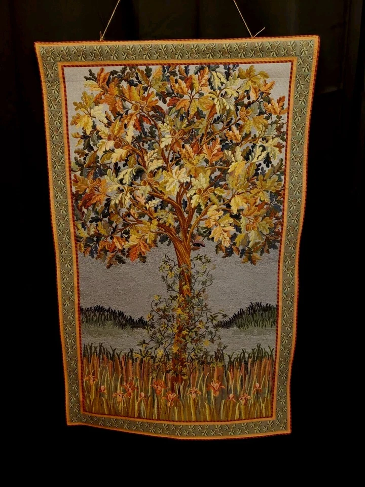 Original Belgian Wall Hanging Classic Flanders Tapestry 4'03 X 2'08 - Image 1 of 4