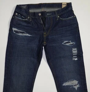 EU 98 $116 NEW Abercrombie & Fitch Jeans in Blue Size W29" x L30" Langdon Skinny - Picture 1 of 12