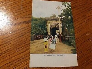c1910 postcard Old Gateway, Manila, Philippine Islands - Picture 1 of 2