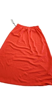 Neu mit Etikett Haute Monde roter ausgestellter pflegeleichter Relax Damenrock Größe M - Bild 1 von 6