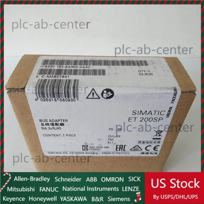 New In Box SIEMENS 6ES7 193-6AR00-0AA0 6ES7193-6AR00-0AA0 - Image 1 of 2