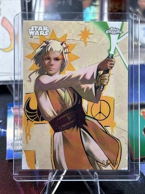 2025 Topps Chrome Star Wars Jecki Lon /10 Galactic Graffiti Debut Insert SP GG12 - Image 1 of 2