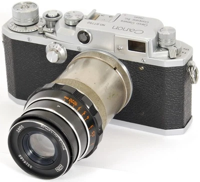 Canon IID1 CANON 2DI 35mm Japanese Rangefinder + Industar-61 L/D  2.8/55mm Lens - Image 1 of 4