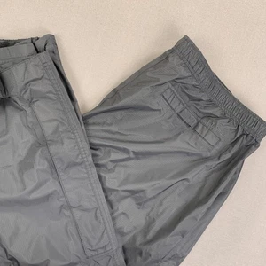 LL Bean Rain Pants Mens 2XL Black Nylon Ripstop Zip Leg Elastic Waist Waterproof - Picture 1 of 20