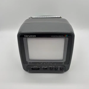 Genexxa Portavision 5 Inch 12v Portable CRT TV UHF VHF AV Input *No Power Supply - Picture 1 of 9