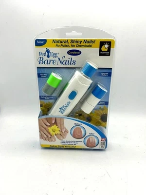 Sistema electrónico de cuidado de uñas Ped Egg Bare Nails inalámbrico como se ve en TV NUEVO sellado Foto 1 de 2