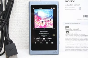 Sony NW-A46 moonlit blue Walkman 32GB Audio Player Hi-Res English Working #276 - Picture 1 of 13