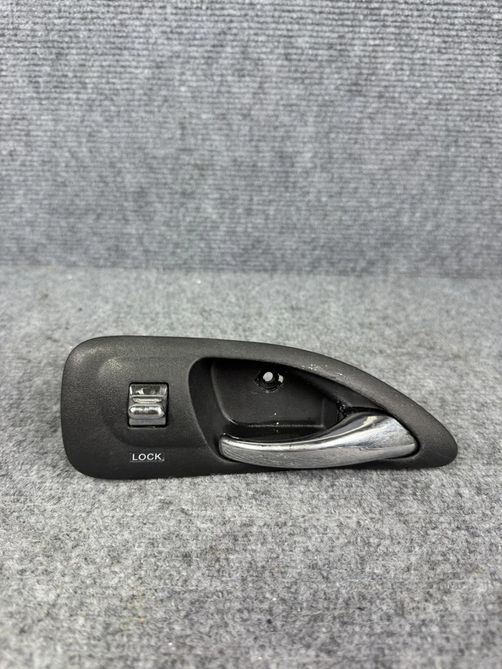 Manija interior de la puerta lateral derecha Acura CL 2001-2003 cromo negro moldura OEM Foto 1 de 4