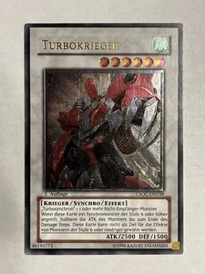 Turbo Warrior CSOC-DE038 Ultimate Rare 1st Edition German Light Play Yu-Gi-Oh! - Picture 1 of 7