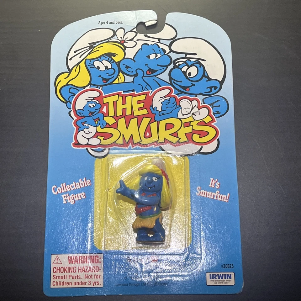 Smurfs Smurf Clown 1995 Figure Vintage Toy MOC Unopened 90s Schleich