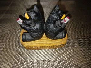 Jeff Fleming TMB Text Me Back Mobile Phones LOL OMG Bearfoots Bears Figurine Vtg - Picture 1 of 4