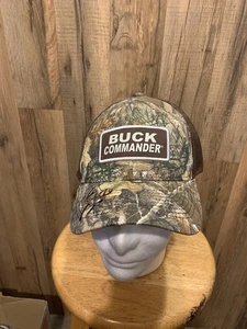 NUEVO SIN ETIQUETAS Buck Commander Correa Camionero Gorra Camuflada Delantera Marrón Malla Trasera - Imagen 1 de 5