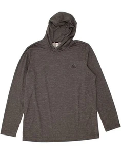 ADIDAS Herren Climalite Hoodie Pullover XL Grau Polyester AP04 - Bild 1 von 3