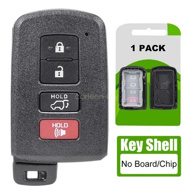 Carcasa de llave remota inteligente para Toyota Highlander RAV4 2014 2015 2016 2017 2018 Foto 1 de 4